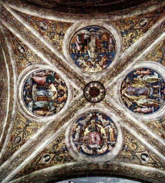  decke Galerie - die Decke mit vier Medaillons Renaissance Pietro Perugino
